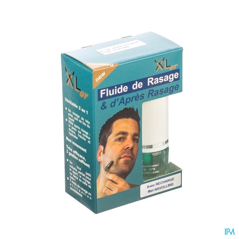 Xlor Aloe Vera Scheerfluïdum en After-Shave 2 in 1 + Navulling