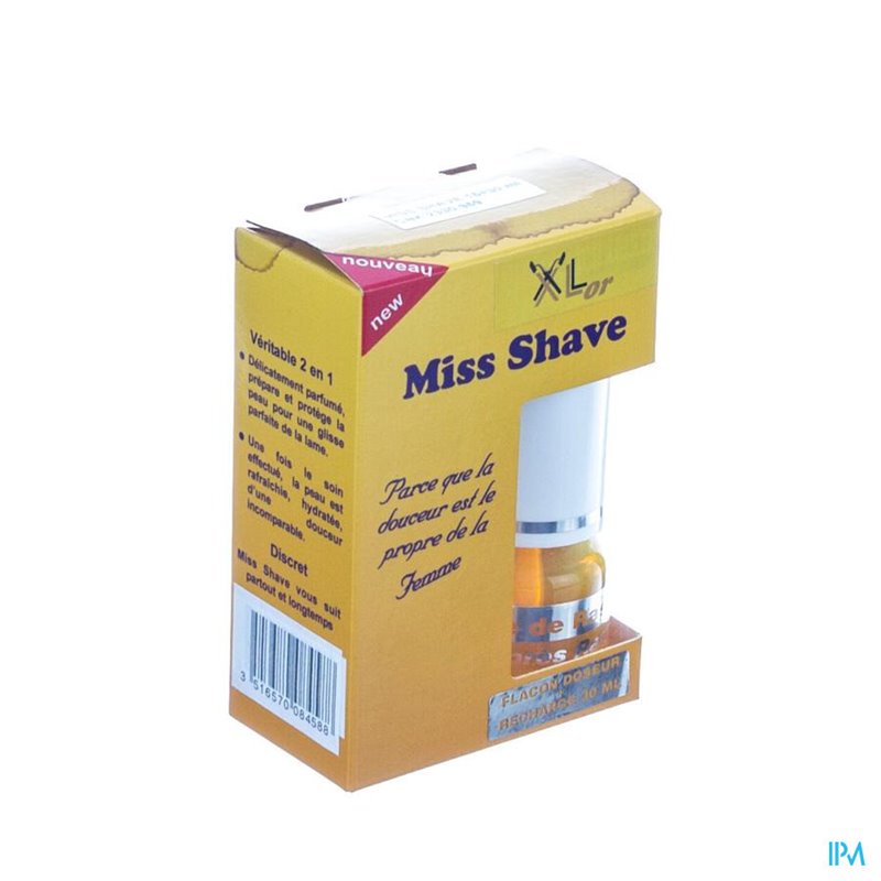 Xlor Miss Shave Fluide de Rasage et d'Après-rasage 2 en 1 + Recharge